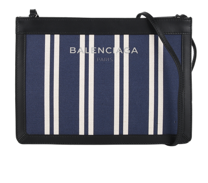Stripe Pochette Crossbody, front view